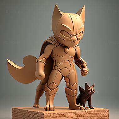 3D модель The Purr fect Hero. День захисту дітей. Усі збираються (STL)